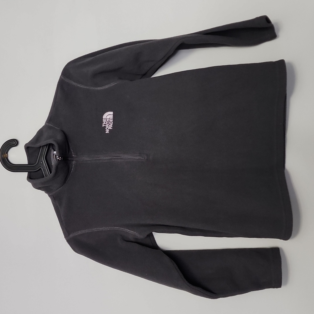The North Face 1/4 zip pull over fleece sweatshirt size small